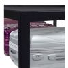 18-inch High Heavy Duty Black Metal Platform Bed Frame