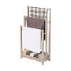 Vertical towel rack